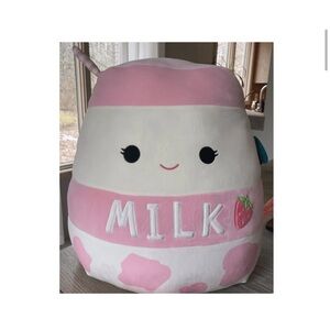 Squishmallows Amelie the Strawberry Milk 24"